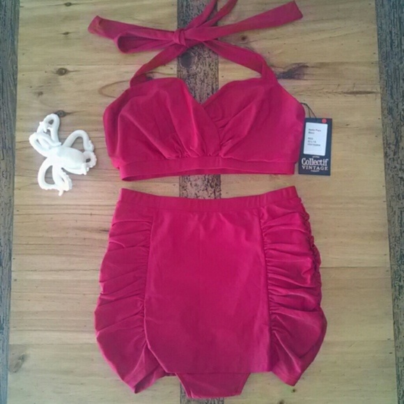 Collectif Other - Collectif Vintage High Waisted Bikini L